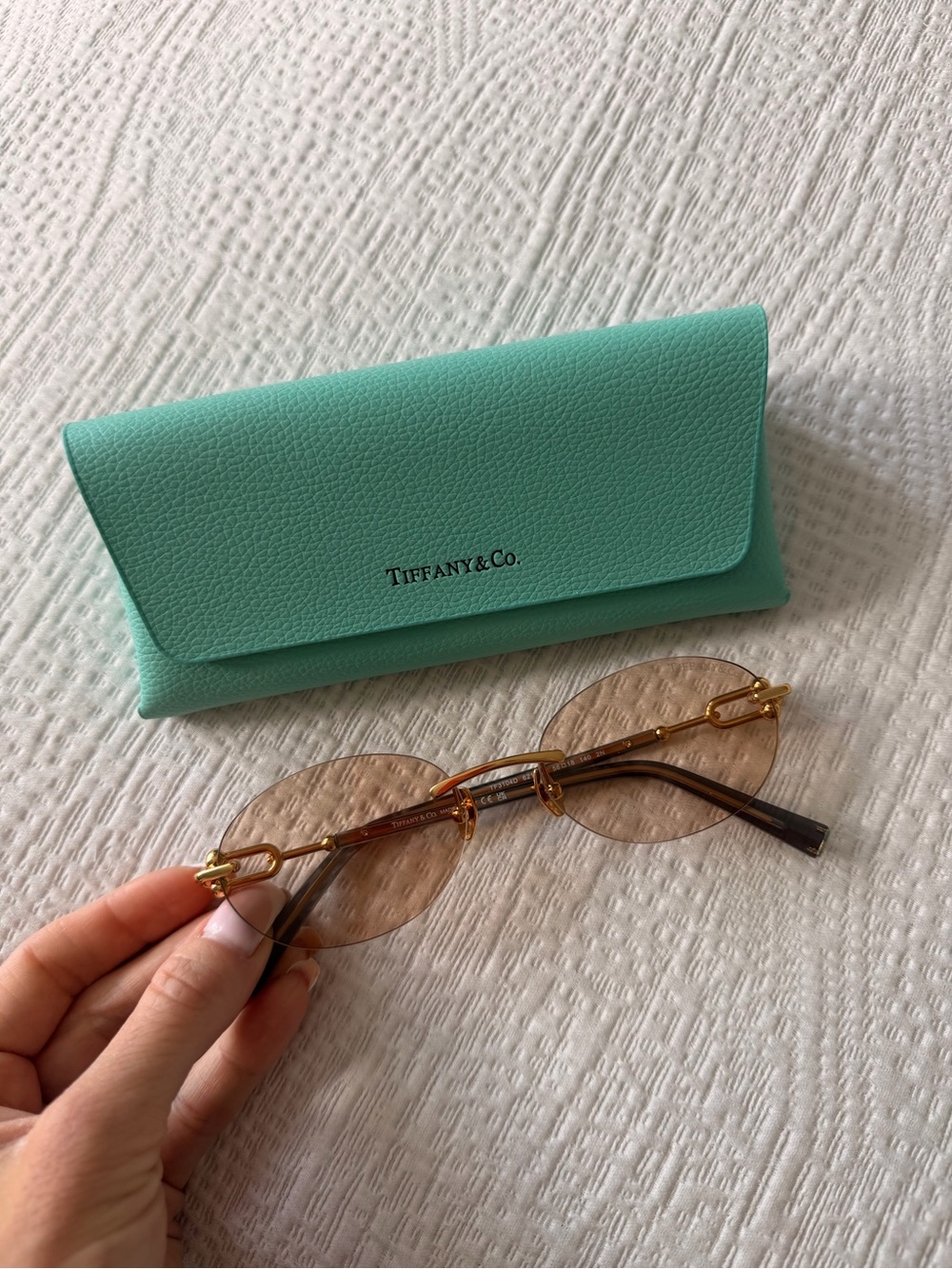 Tiffany rimless sunglasses